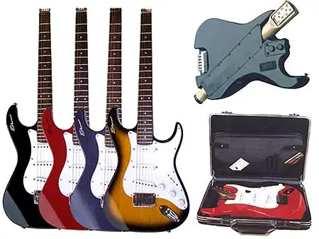 La Guitarra desarmable para transportar