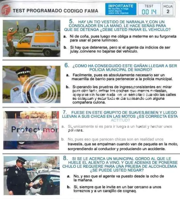 Test de Auto escuela
