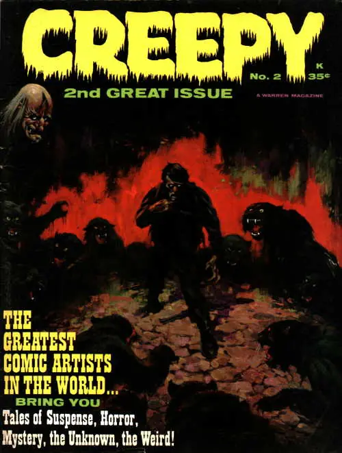 tapas de creepy (terror-arte)
