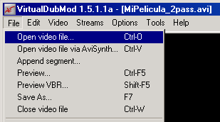 Manual para unir audio y video con VirtualDubMod