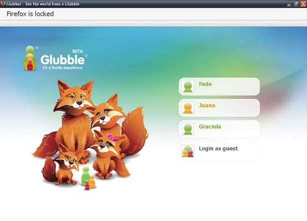Internet para niños de Firefox