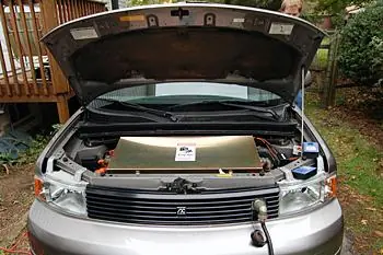 El auto como backup de electricidad!