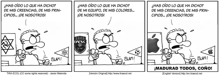 Veni a reirte con este par de muchachos [comic internet]