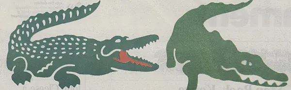 Le tocaron el culo al cocodrilo de Lacoste