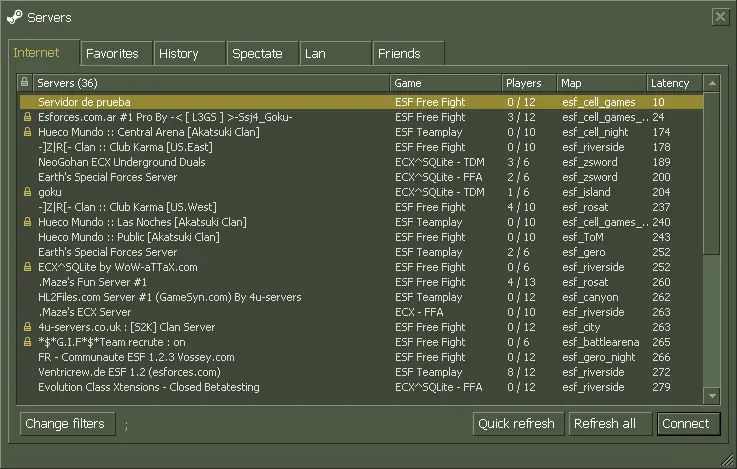 crear server para earth special forces 1.2.3
