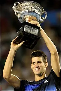 djokovic logra su primer título de grand slam