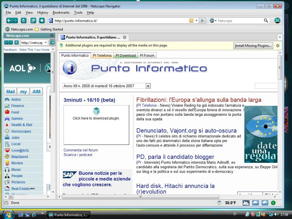 Opera 9.5 vs Netscape 9