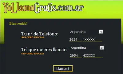 Llama gratis desde tu Telefono