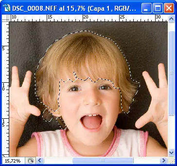 Cambia el color del cabello con photoshop