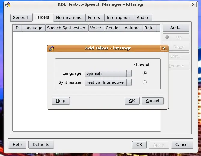 Haciendo hablar a Ubuntu