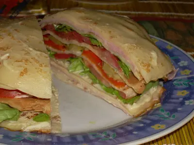 Recetinga!-Torre de Panqueques rellenos