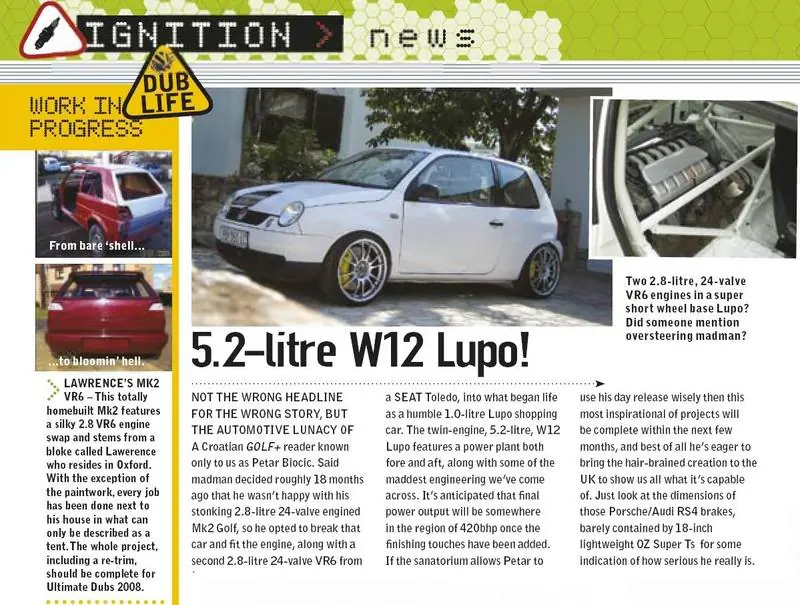 Volkswagen Lupo W12