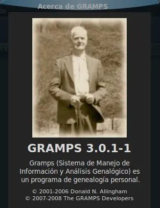 GRAMPS 3.0.1 - Crea tu árbol genealógico