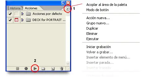 Que son las Acciones en Photoshop