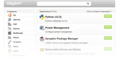 Directorio de aplicaciones en Ubuntu