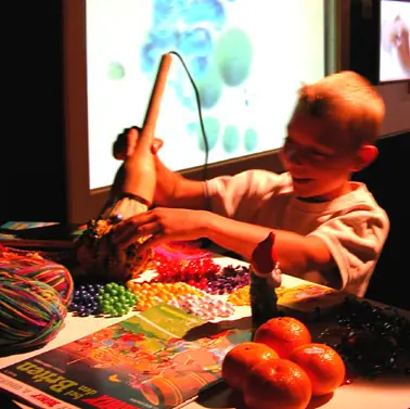 Pincel digital para pintar movimiento