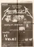 Recuerdos de Metallica en Argentina 1999