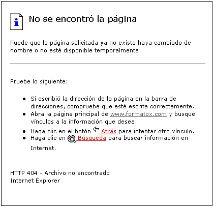 Erro 404 (la verdadera historia)