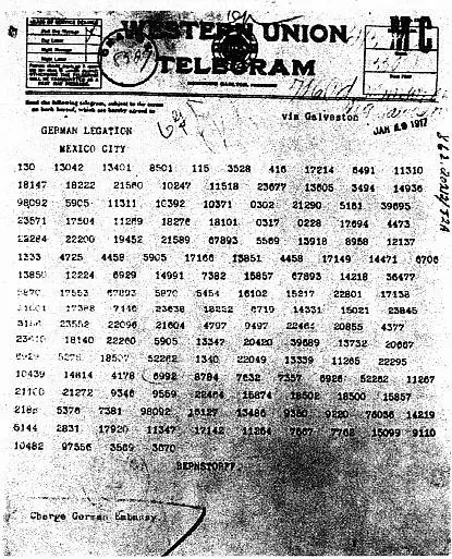 El Telegrama Zimmermann!