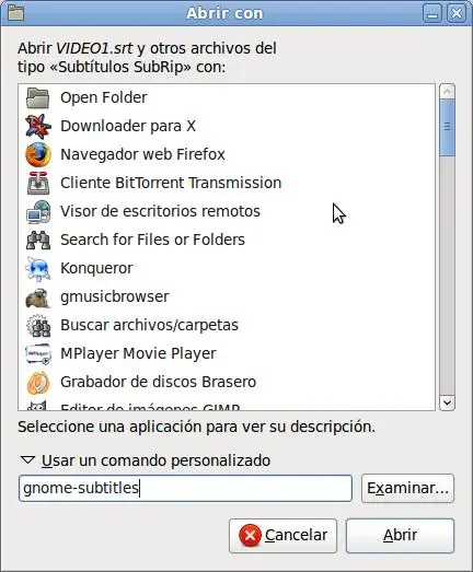 Ubuntu agregar subtitulos a AVI permanentes