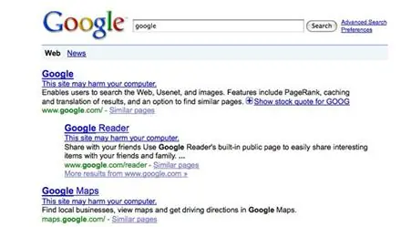 Motivo del error de Google