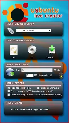 Crear fácilmente un "USB live" de Ubuntu desde