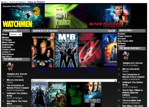 Cómo navegar por la iTunes-store sin instalar iTunes