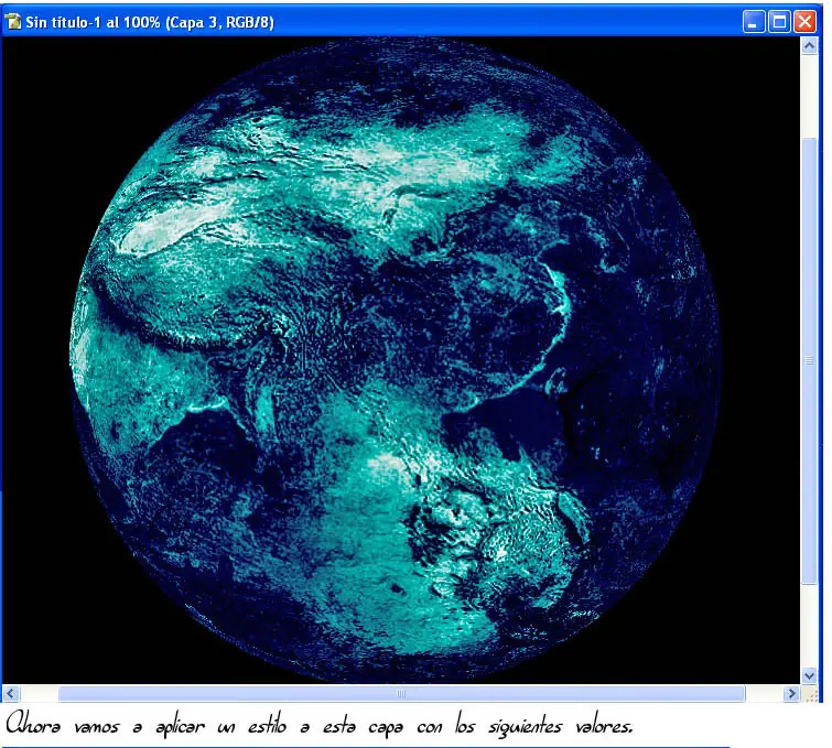 Hacer un planeta con photoshop.