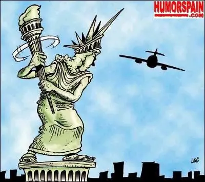 Chistes sobre las torres gemelas.