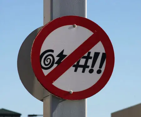 Palabrotas? Todo es relativo...