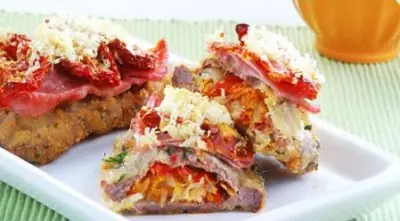 Recetas de Milanesas rellenas a la napolitana