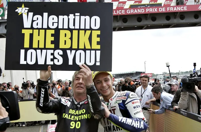 Nieto y Rossi, dos leyendas del motociclismo