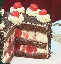 Torta Selva negra apta para celíacos