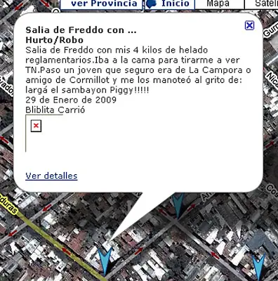 El mapa de la inseguridad :)