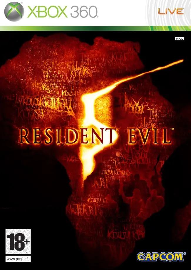 Carátula oficial de Resident Evil 5 Xbox360 y PS3