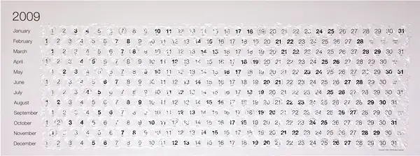 Calendario para reventar.