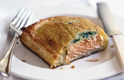 Receta de Salmon Hojaldrado