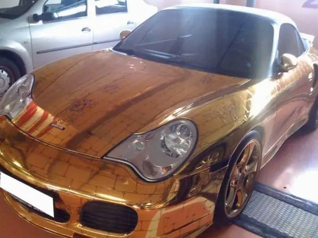Porsche de oro(Un poco friki)