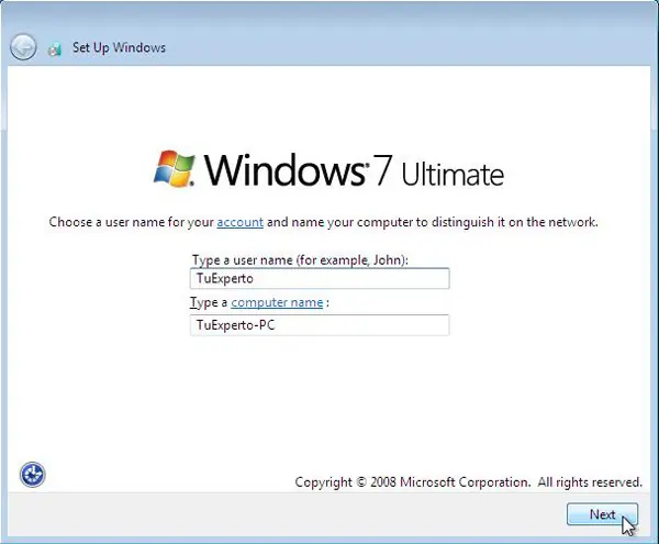 Como instalar Windows 7 en Virtual PC 2007.