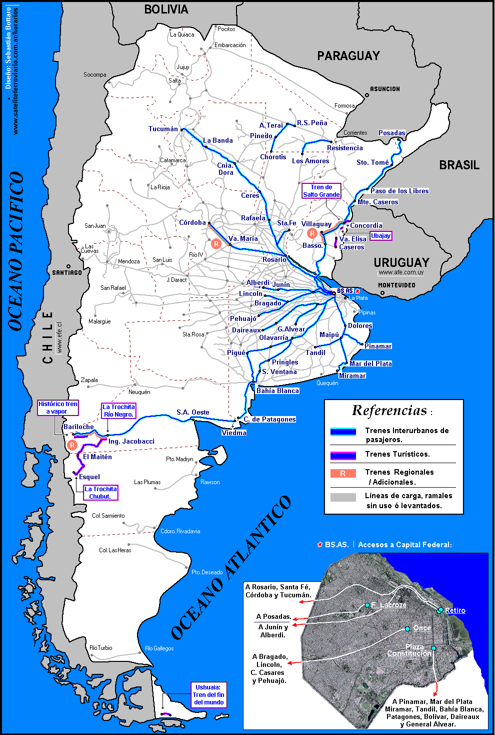 Ferrocarriles en Argentina - Historia