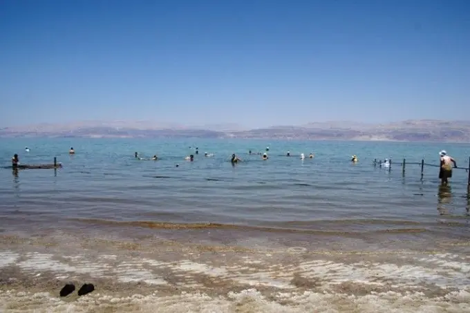 El mar muerto se seca