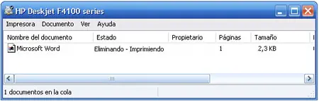 Truco para Eliminar documentos bloqueados de la cola de impr