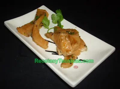 Tiraditos de Salmón Rosado