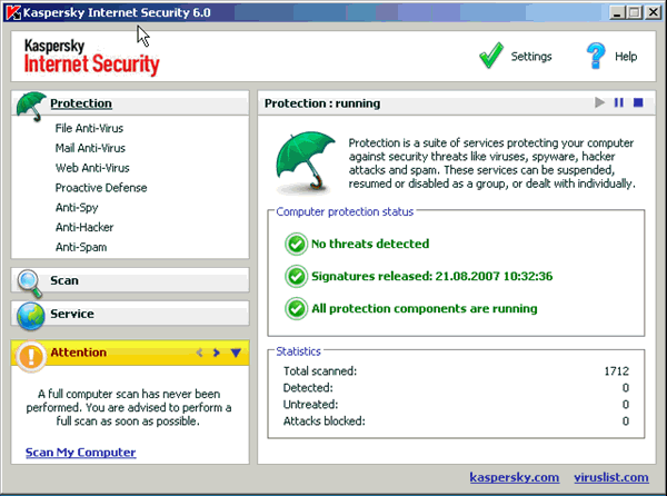 Como actualizar Kaspersky sin internet