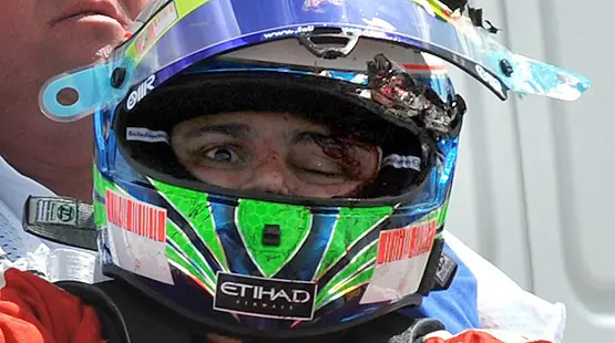 Formula 1 - Accidente de Felipe Massa Hungria 25-07-2009