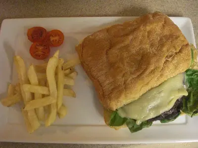 Hamburguesa de Portabello Mushroom...