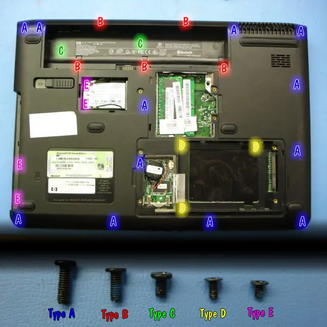 Desarmar una Laptop HP DV2000