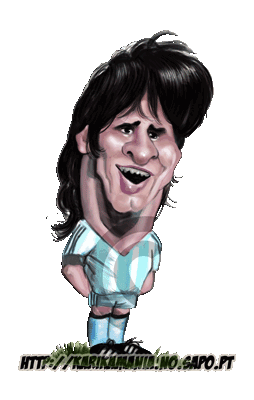 caricaturas de futbolistas