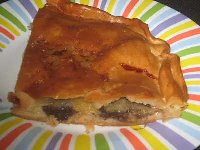 Tarta de Morcilla y Manzanas