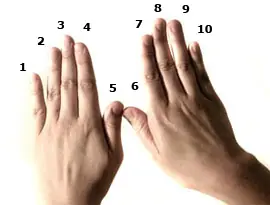Aprender la tabla del 9 en un minuto!